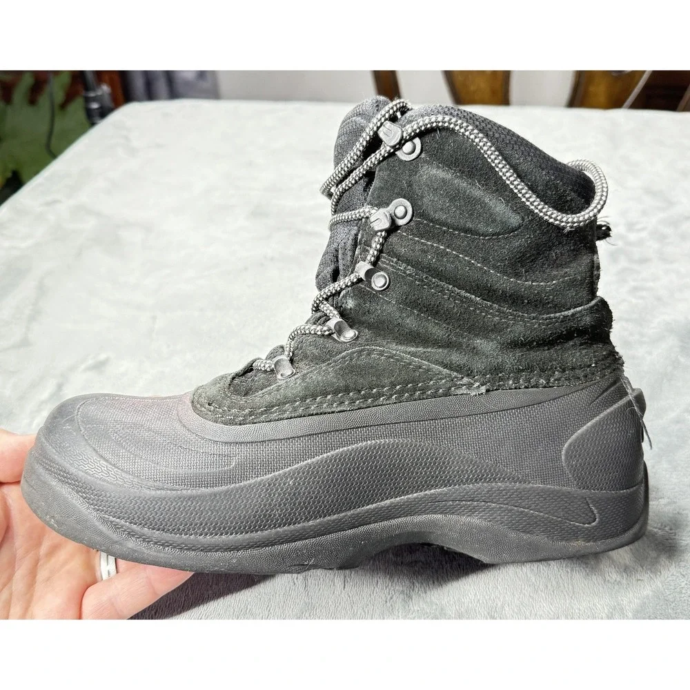 Columbia Boots Mens Size 7 Black Gray Winter Snow Insulated 200g YM404-010‎